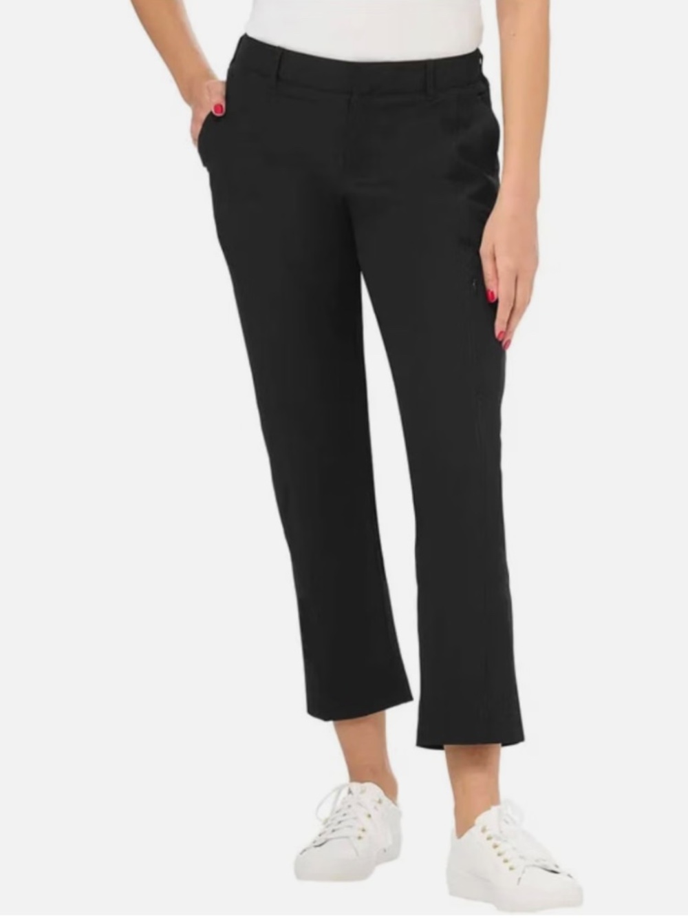Kirkland Signature Women's Travel Pant, Black, Size 12